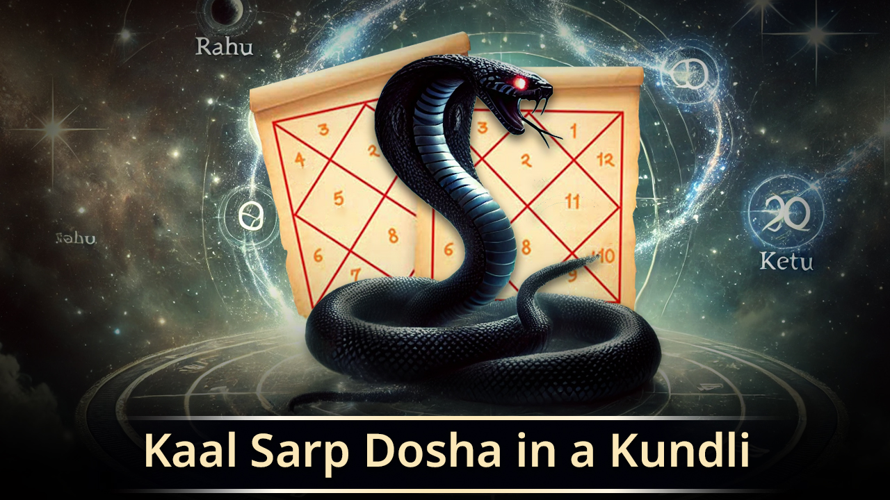 Kaal Sarp Dosha in a Kundli
